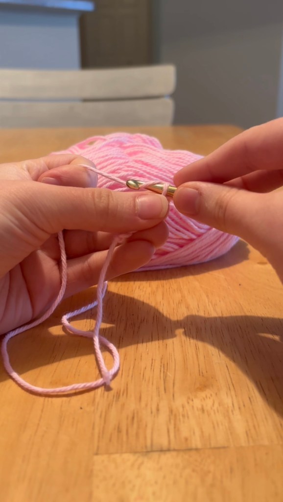 step 4: yarn over