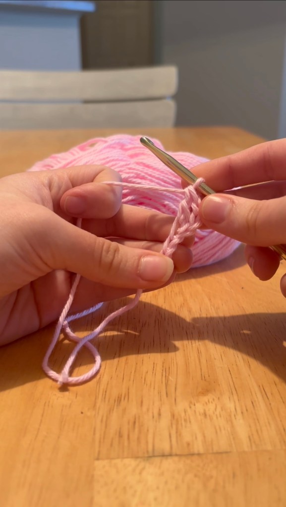 step 9: pull through the last 2 loops