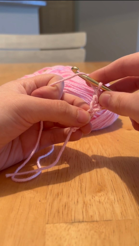 step 11: yarn over